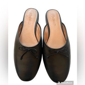 Madewell Adelia Ballet Flat Mule Leather size 8